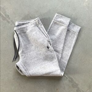 Polo Ralph Lauren Pants Mens Large Gray Sweatpants Joggers Double Knit Tech